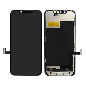 LCD дисплей за iPhone 13 mini с тъч скрийн и рамка – предна и задна страна